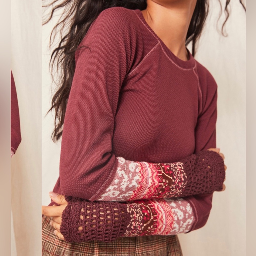 Free People: In the Mix Cuff Top